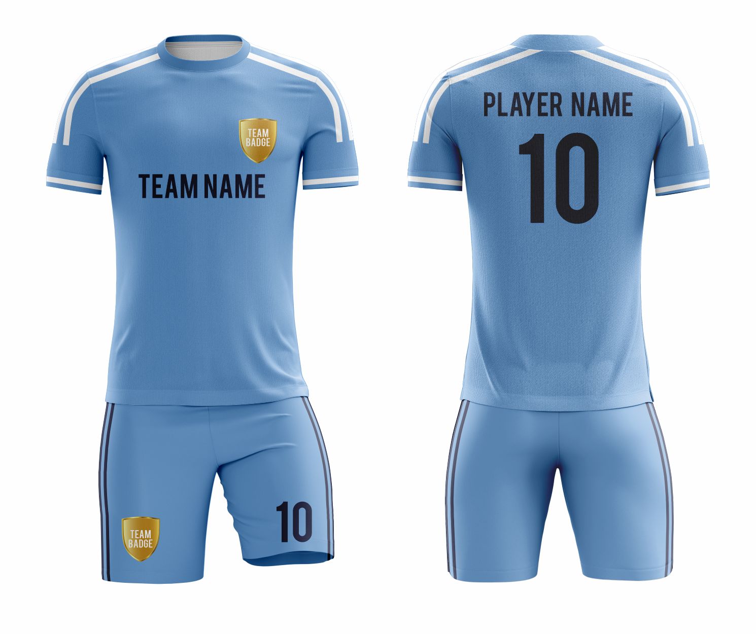 Blue Sublimation Custom Soccer Jersey