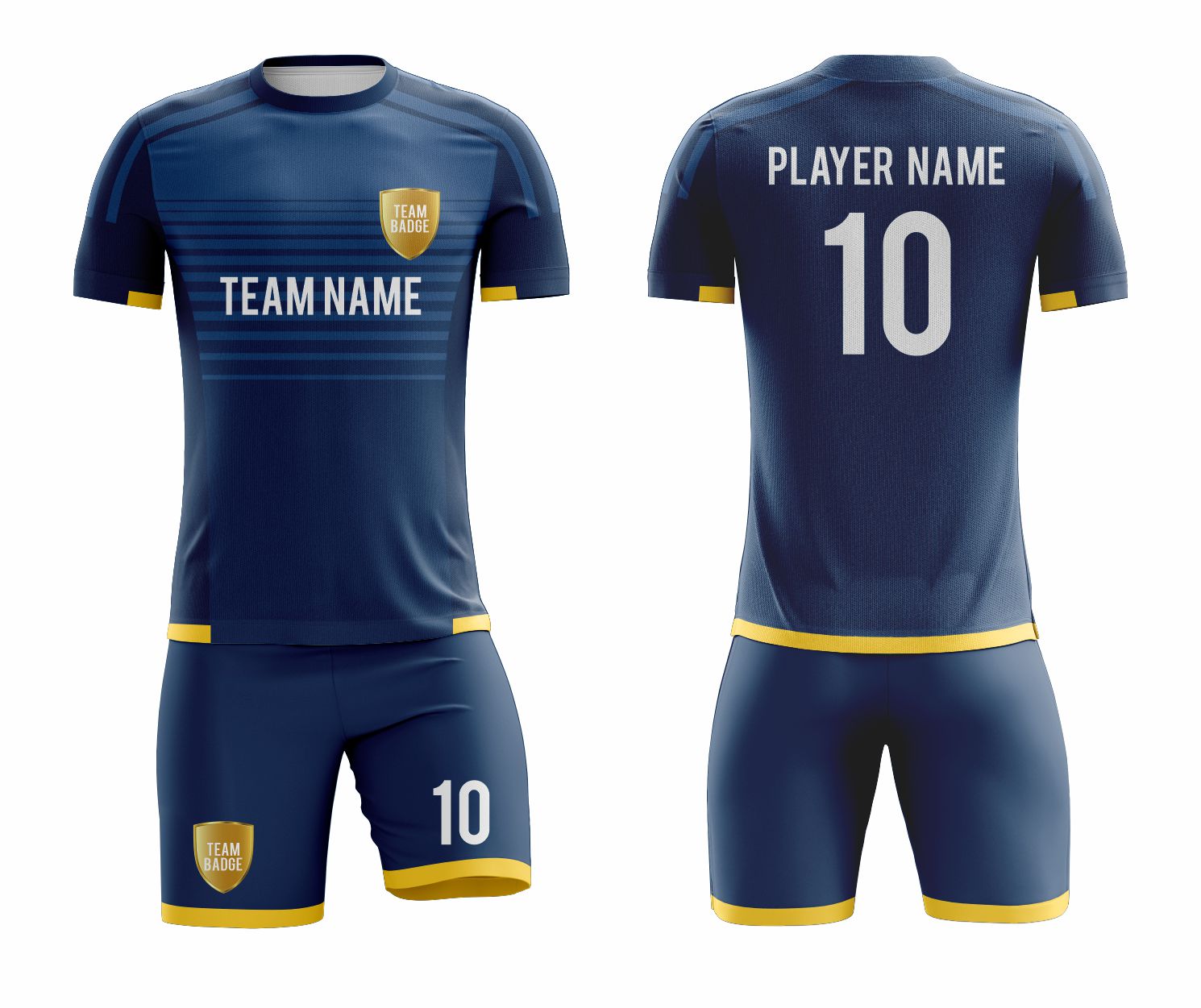Navy Sublimation Custom Soccer Jersey