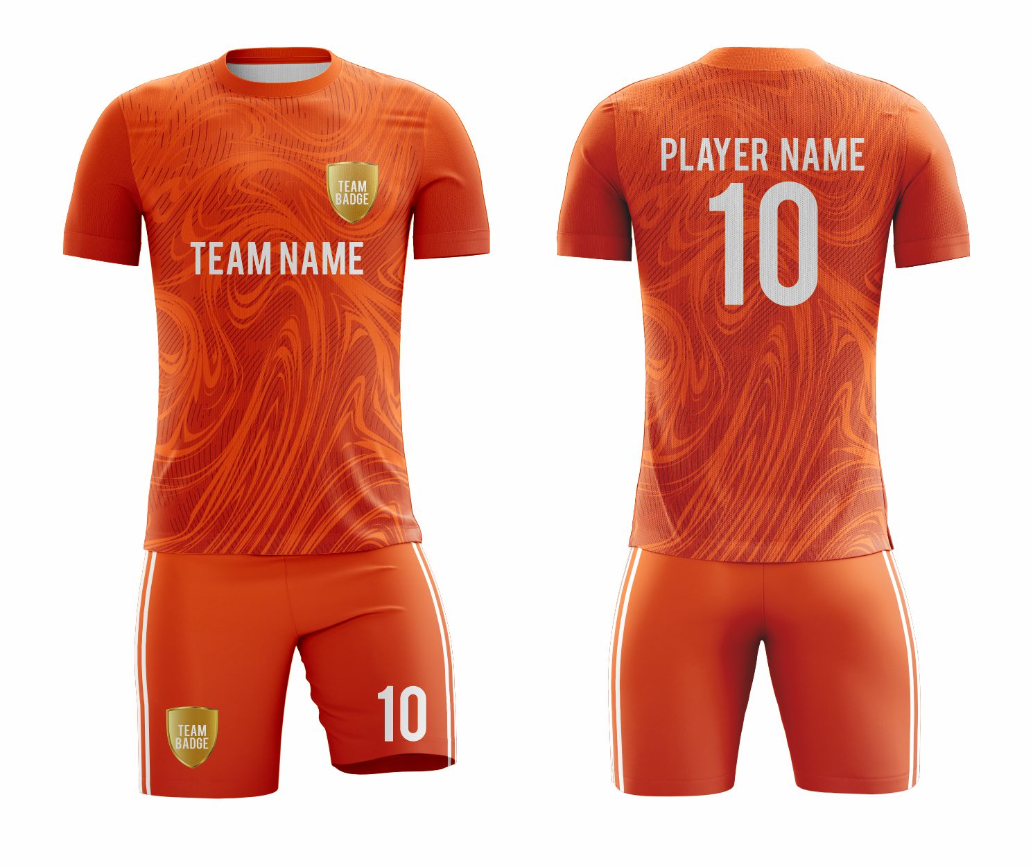 Orange Sublimation Custom Soccer Jersey