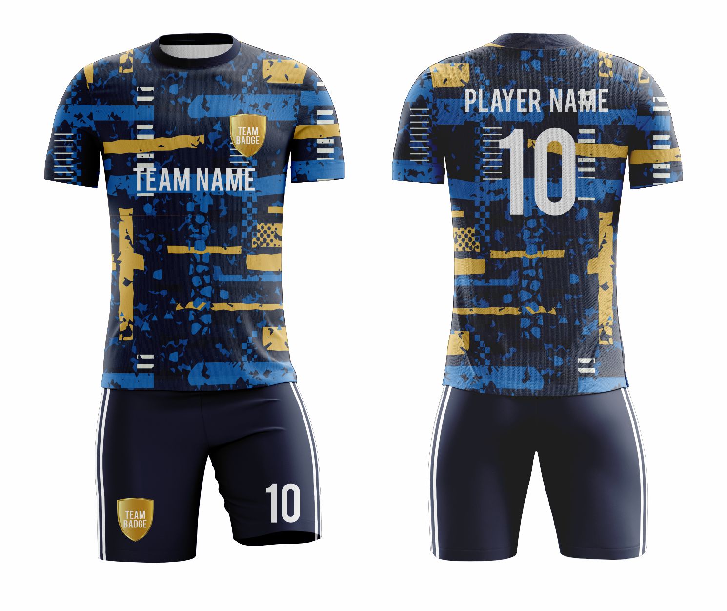 Blue Sublimation Custom Soccer Jersey