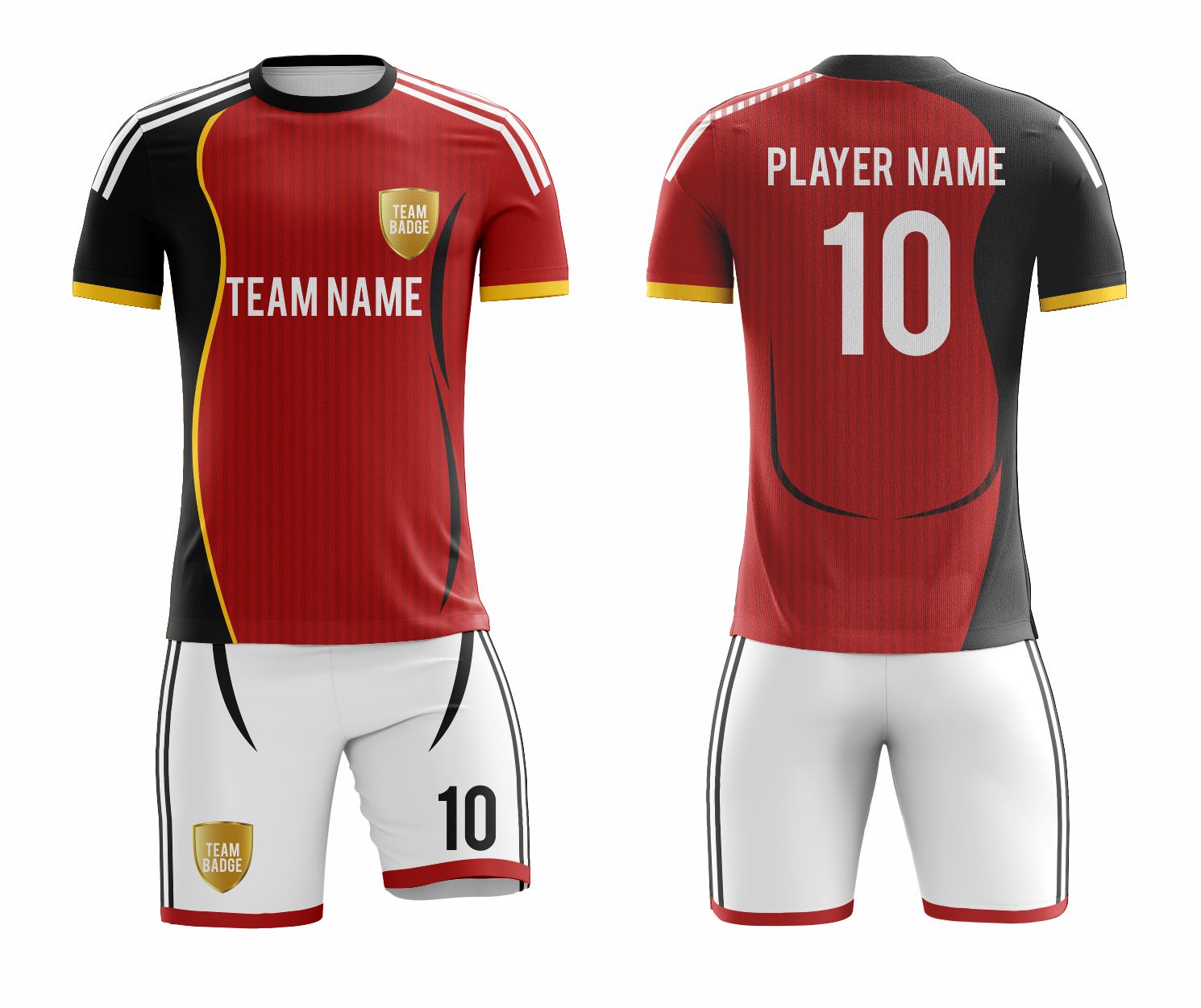 Red/White Sublimation Custom Soccer Jersey