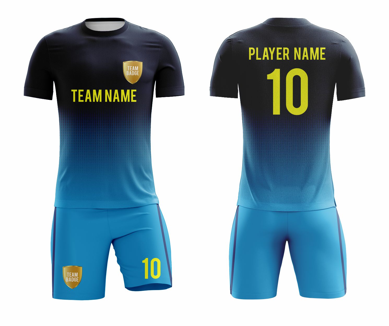 Blue Sublimation Custom Soccer Jersey