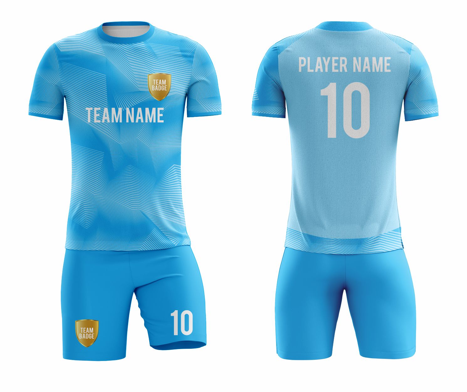 Blue Sublimation Custom Soccer Jersey