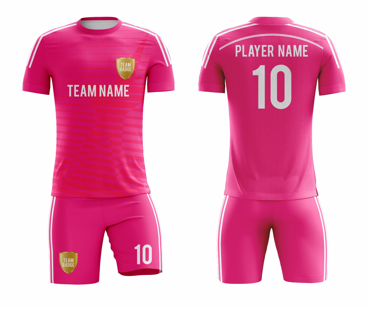 Pink Sublimation Custom Soccer Jersey