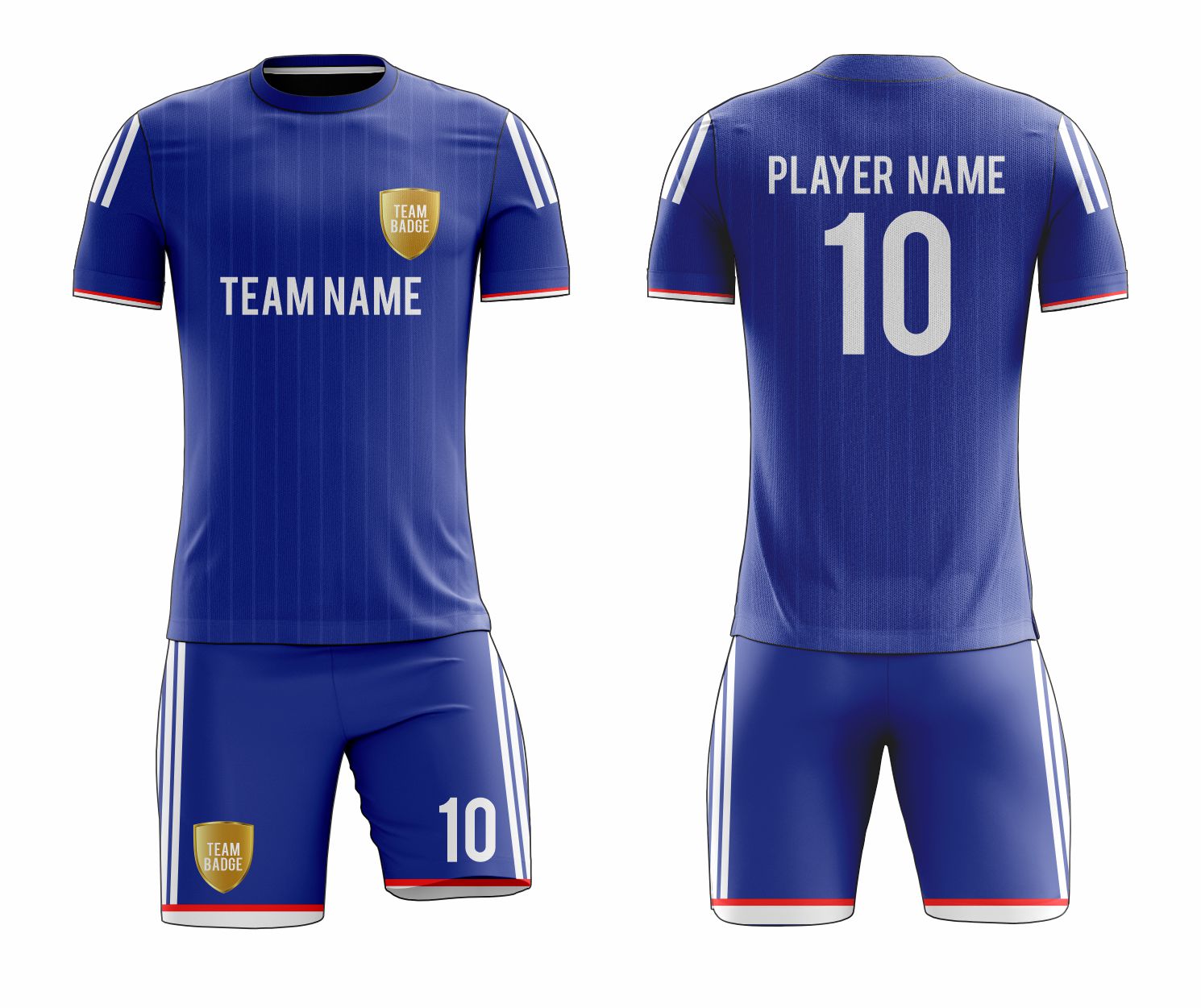 Blue Sublimation Custom Soccer Jersey