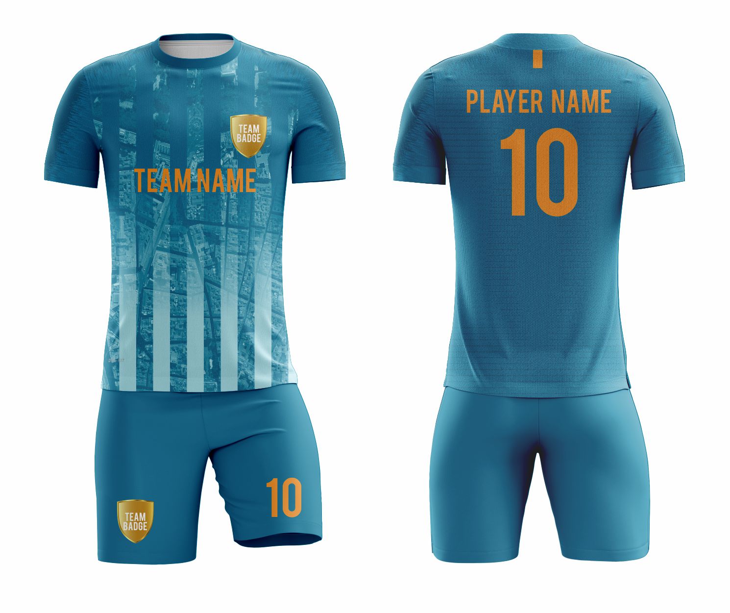Blue Sublimation Custom Soccer Jersey